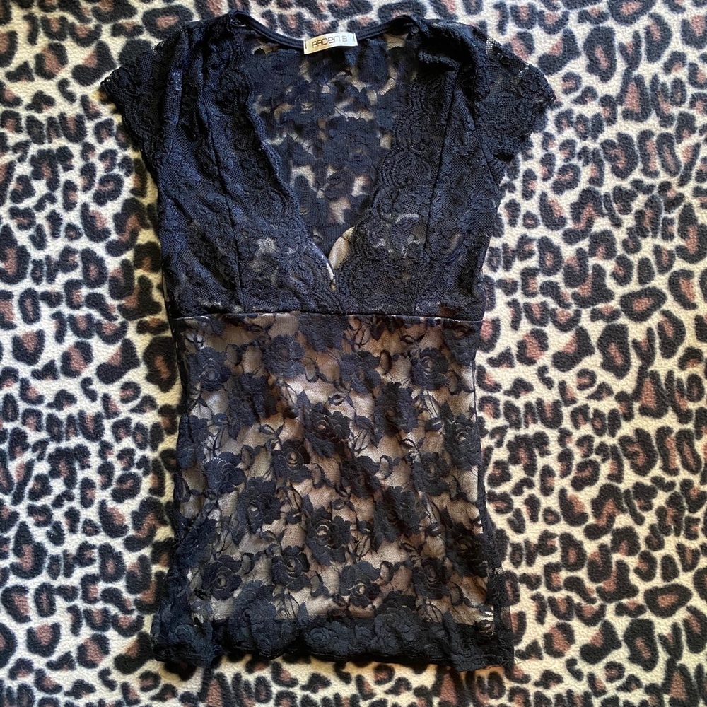 Black lace Arden B.top - Picture 3 of 4